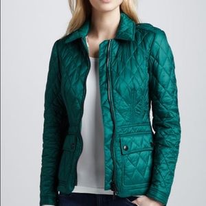 Burberry Brit racing quilt jacket